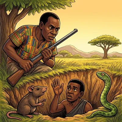 Gbéyanto et les Trois Piégés, conte, narré par Théophile ADAMBADJI