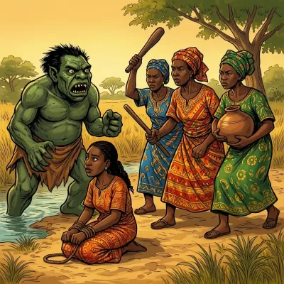 Djéliba, les Femmes et le Monstre, conte, narré par Jean Koffi ANATO