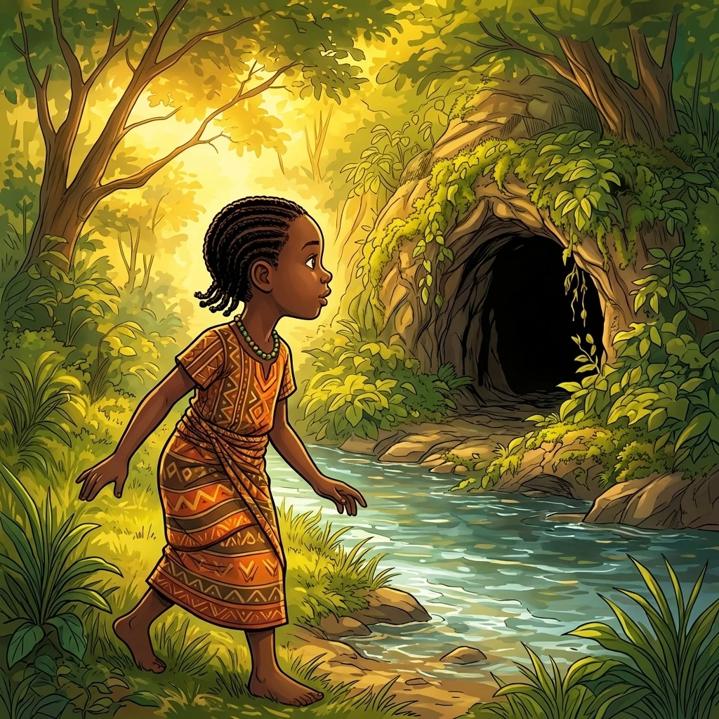 Amina et la grotte des mystères, conte, narré par Marguérite KOTY