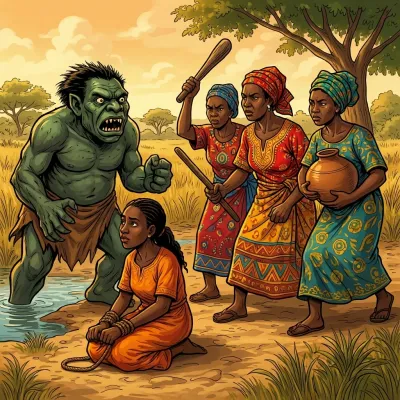 Djéliba, les Femmes et le Monstre, conte, narré par Jean Koffi ANATO