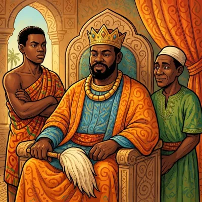 Le roi Baboussa et le serviteur, conte, narré par Benjamin BOME