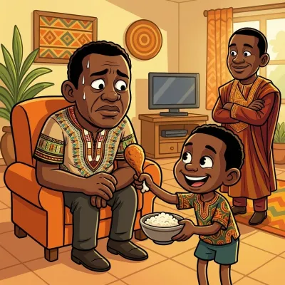 Les 4.000F du grand frère politicien, comédie, narré par Samuel KPEHOUNSI, Fidele ANATO