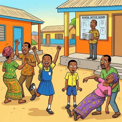 Les résultats d’examens en Afrique, comédie, narré par Général Barboza