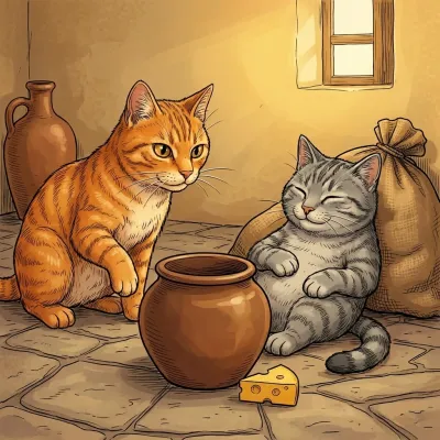 Les deux chats et la paresse, conte, narré par Benoît AMALIN