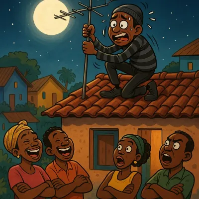 Le voleur malchanceux, comédie, narré par Samuel KPEHOUNSI